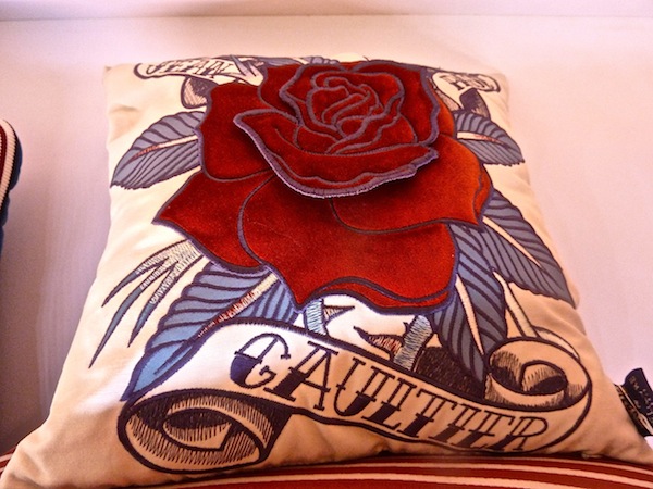 Jean Paul Gaultier pillow for Lelievre Paris Deco Off