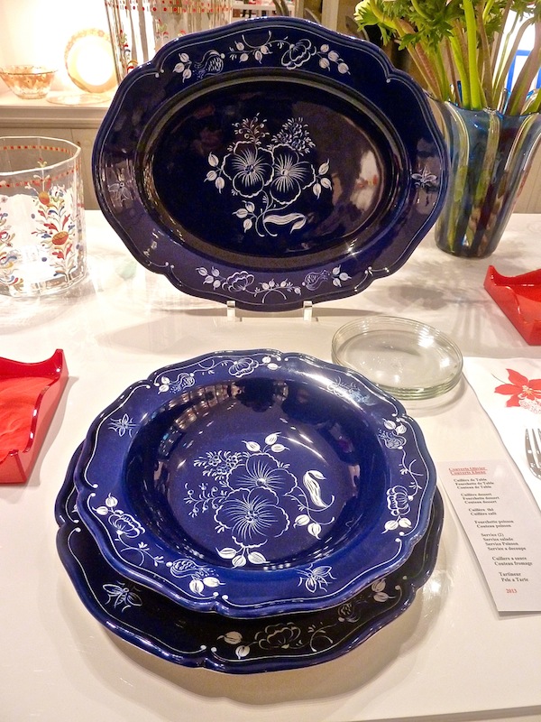 Indigo dinnerware Dior Home Dior Home