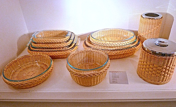 wicker serving pieces Dior Home wicker serving pieces Dior Home