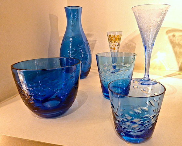 etched fish glasses at Dior Home Shop Dior Home