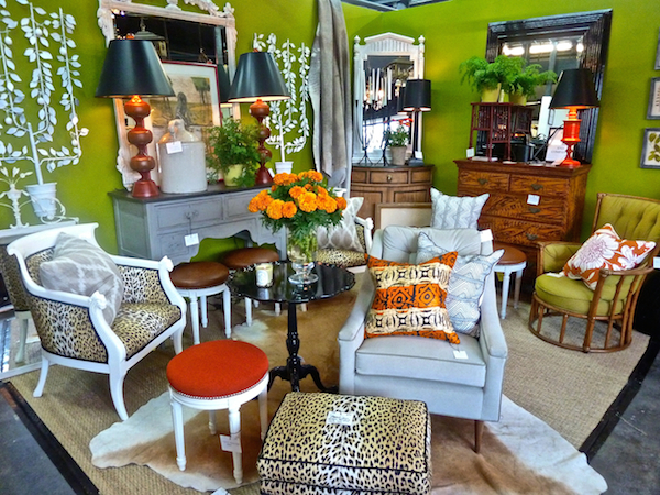 Matthew and company at the Fairfield County Antique and Design Center