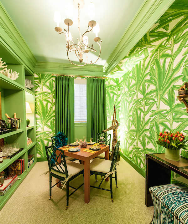 “New Year’s Eve at Home” by Leslie Banker for Pamela Banker Associates Holiday House 2014