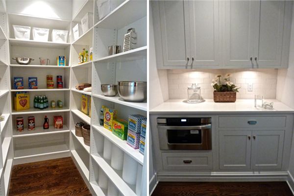 Pantries-in-Kensett-Norwood-unit Kensett luxury condo community in Darien, Ct