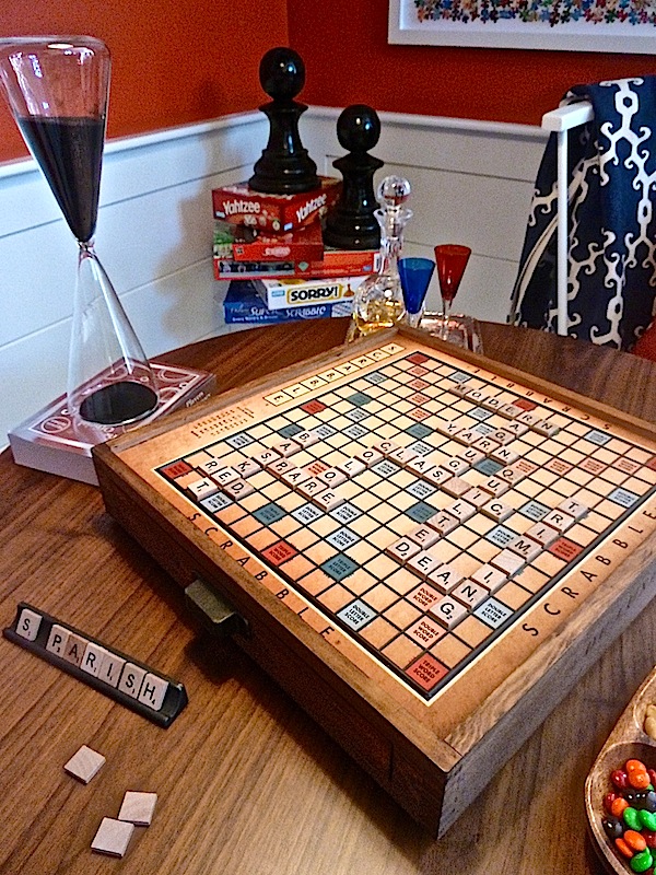 Carley Karlan's imaginary Parish Hadley scrabble match Rooms with a View