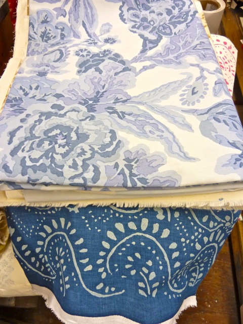 Peter Fasano blues Peter Fasano fabric