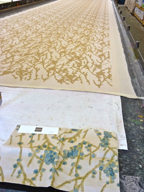Peter Fasano silkscreen in progress