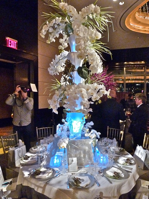 Philip Gorrivan table at the New York Botanical Garden Orchid Dinner New York Botanical Garden