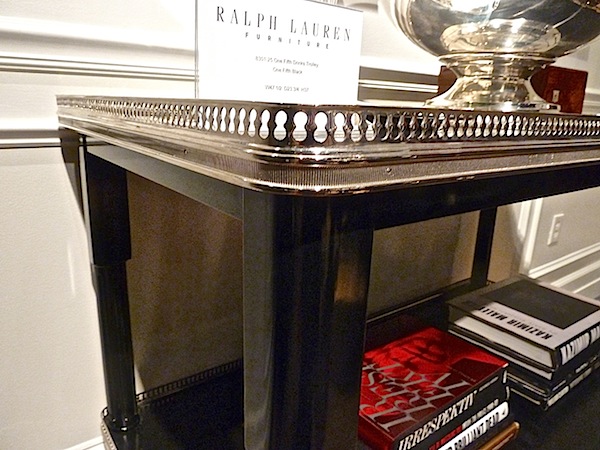 Ralph Lauren One Fifth Drinks Trolley detail EJ Victor
