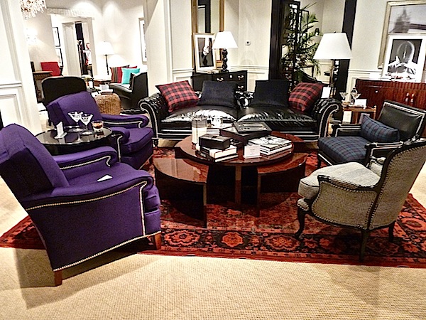 Ralph Lauren at EJ Victor High Point showroom EJ Victor