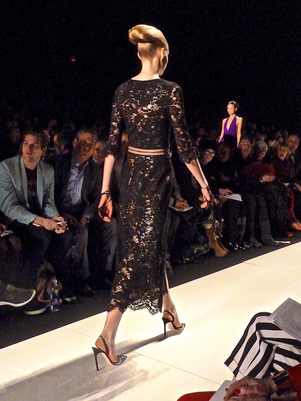 Chado Ralph Rucci lace dress fall 2013 Ralph Rucci