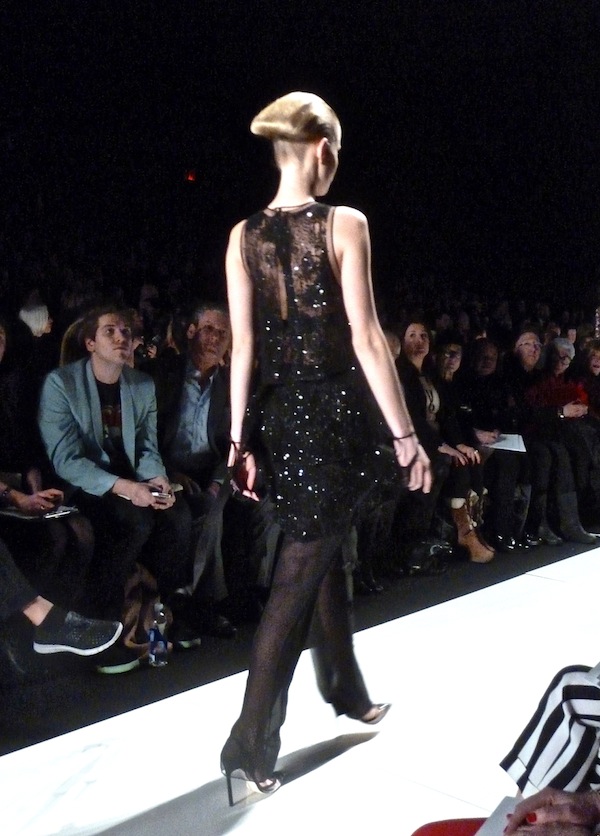 Chado Ralph Rucci embroidered lace tunic and chiffon pants Ralph Rucci