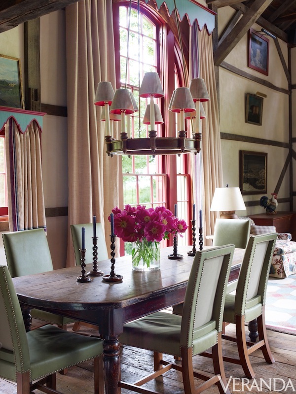 Richard Keith Langham dining room 2012 September/October issue of Veranda magazine
