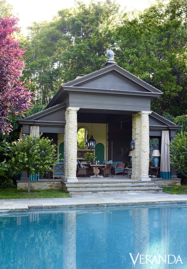 Richard Keith Langham pool house 2012 September/October issue of Veranda magazine
