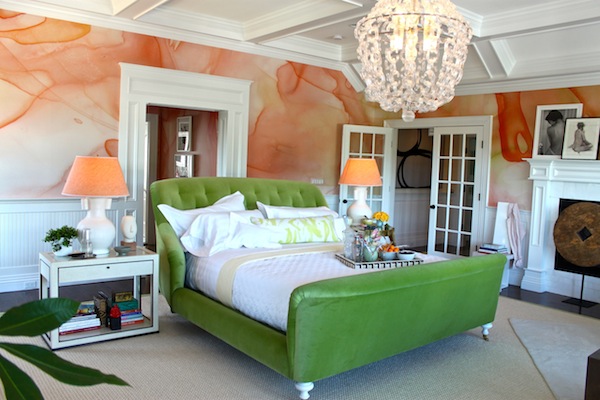 Savoir Bed in Robert Passal's Hampton Designer Showhouse bedroom 2012 Hampton Designer Showhouse