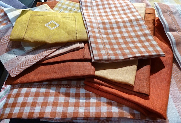 Sferra oranges New York Gift Show