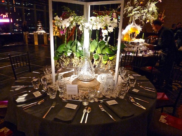 Shawn Henderson for Baccarat Orchid Dinner table botanical garden