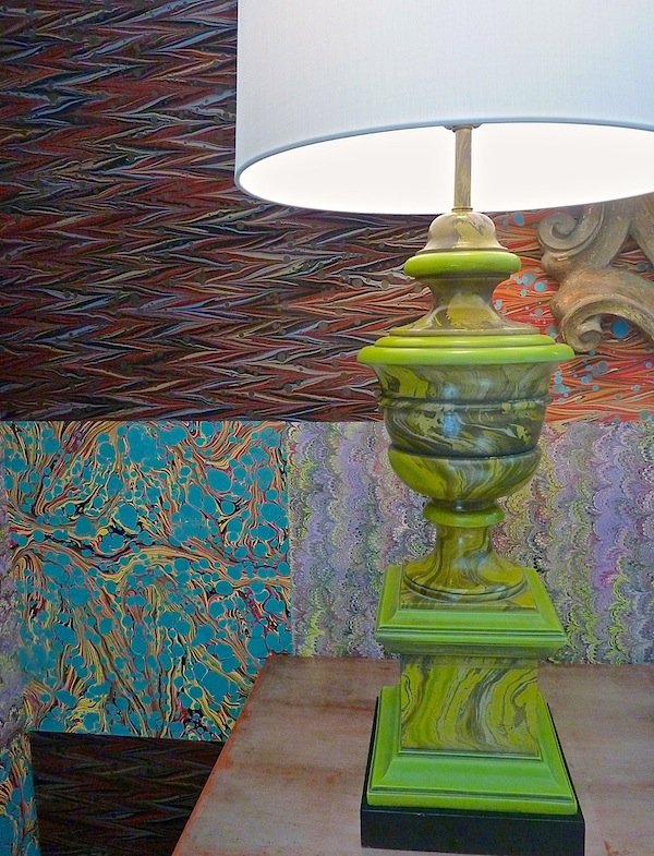 Steven Gambrel marbleized vision at Rooms with a View Rooms with a View finale