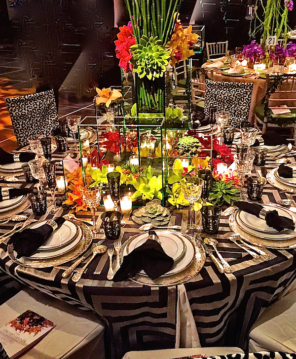 Stylish entertaining with James Rixner at the NYBG Orchid dinner