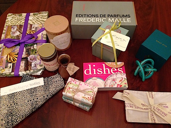 Swag bag from Charlotte Moss Art of Living