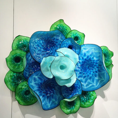 Thomas Long glass sculpture at the AD Home Design Show