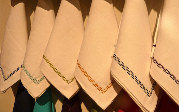 Tina Chen 3 line hand stitch New York Gift Fair