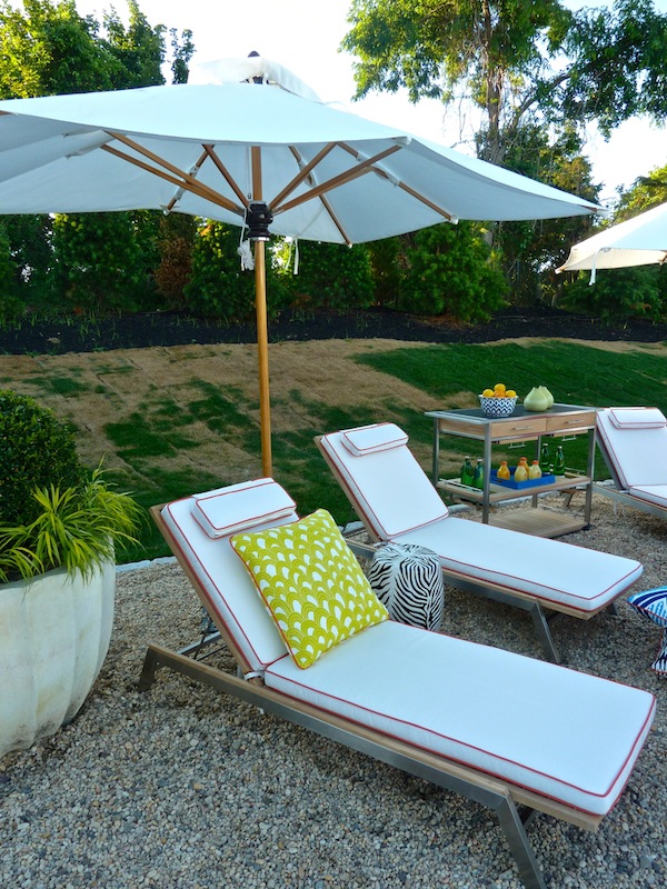 Trina Turk for Schumacher Arches Print in Bamboo 2012 Hampton Designer Showhouse