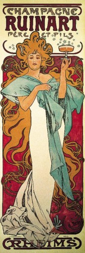 Alphonse Mucha Ruinart poster
