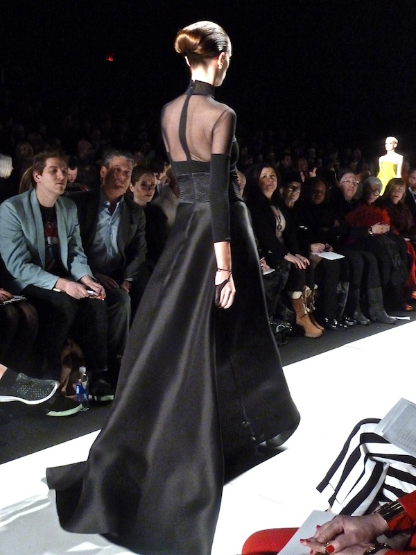 chado ralph rucci black jersey and gazar gown ralph rucci black jersey and gazar gown