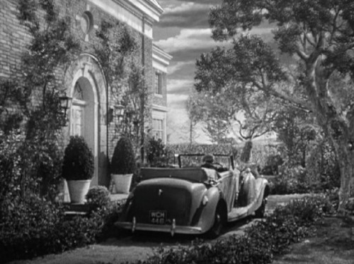 Front entrance of Georgian house in Suspicion