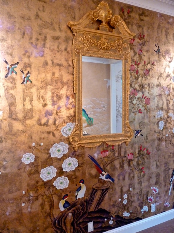de Gournay Japanese garden in NYC showroom de Gournay