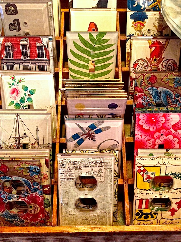 decoupage switchplates