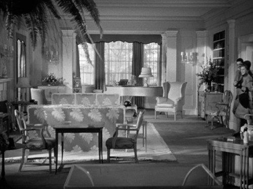 Drawing Room of Georgian house in Suspicion