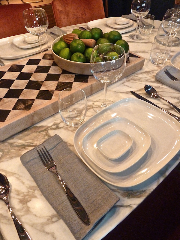 flex form dining by design table by Soren Rose Studio Wall Street Journal Off Duty