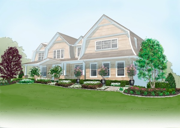 hampton designer showhouse landscaping sketch 2012 Hampton Designer Showhouse