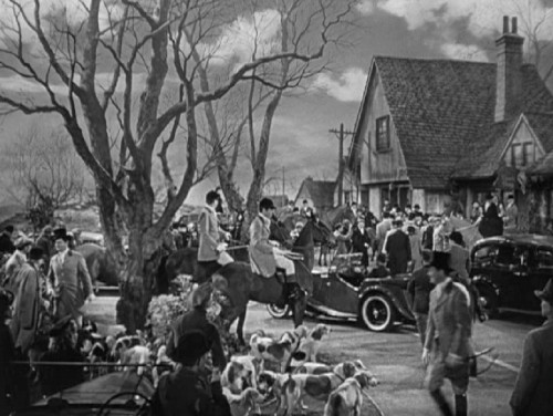 Hunt scene in Suspicion