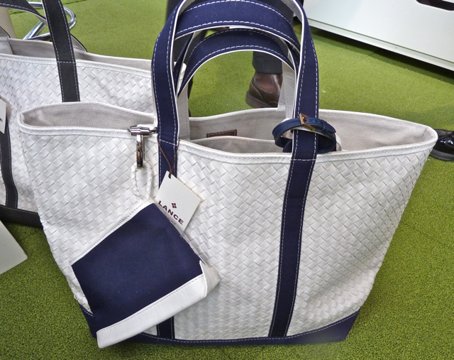 Lance woven leather Architect's bag