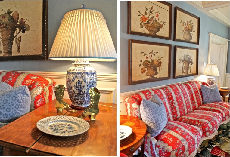 Diamond Baratta designed Connecticut living room
