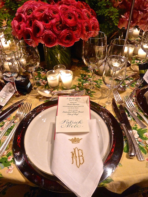 stark lenox hill gala table