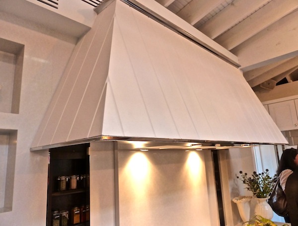 Metal trimmed hood in Mick De Giulio Kitchen of the Year House Beautiful 2012 Kitchen of the Year
