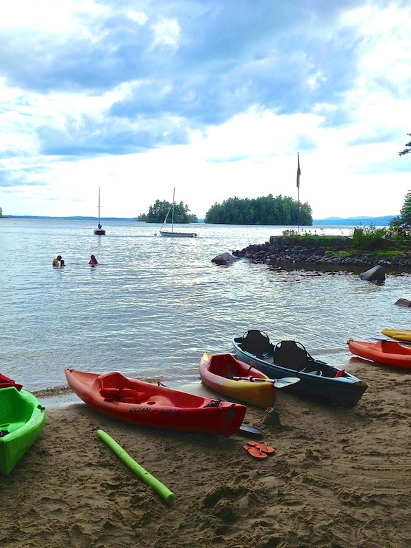 migis lodge boats summer paradise