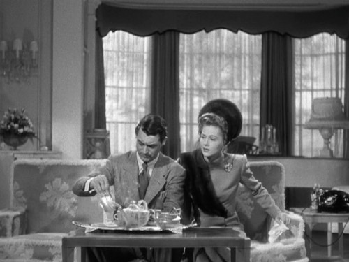 Cary Grant and Joan Fontaine in Suspicion