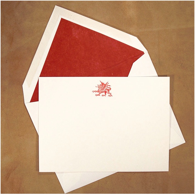 Thornwillow dragon stationery chinese new year